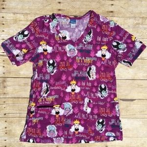 Disney Scrubs Top Womens size X-Small